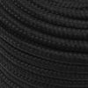 Båttau helsvart 12 mm 25 m polypropylen