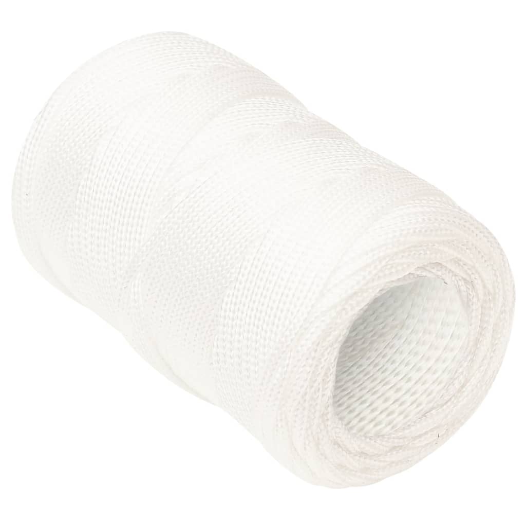 Båttau helhvit 2 mm 100 m polypropylen