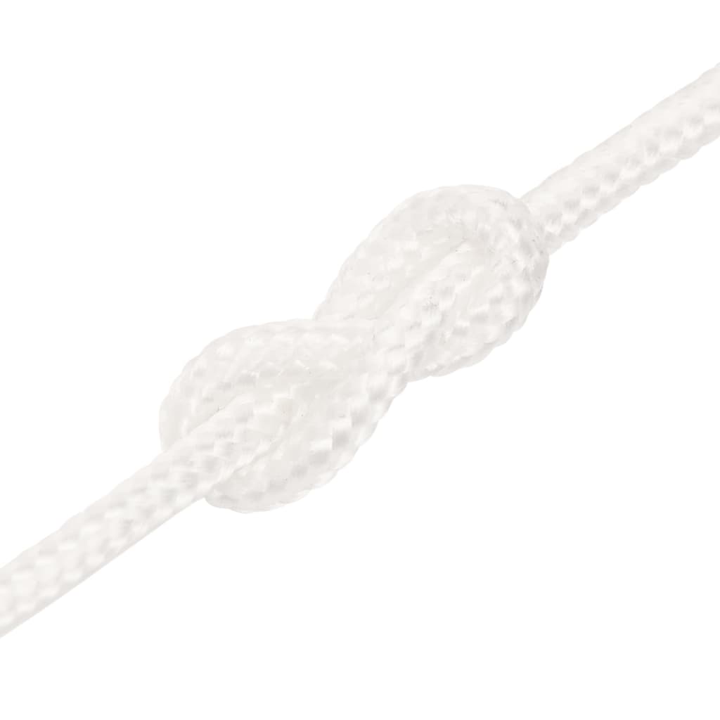 Båttau helhvit 4 mm 50 m polypropylen