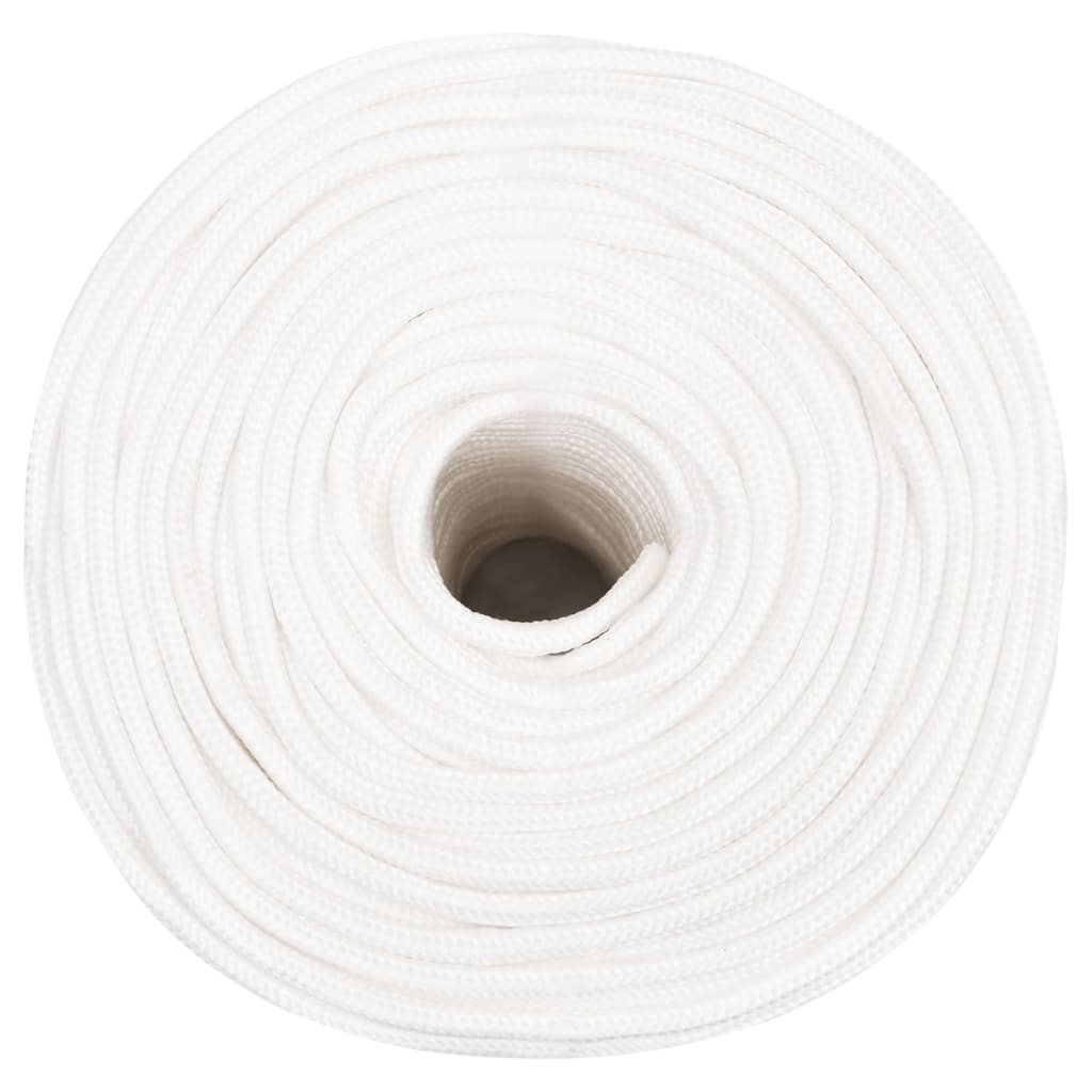 Båttau helhvit 6 mm 50 m polypropylen