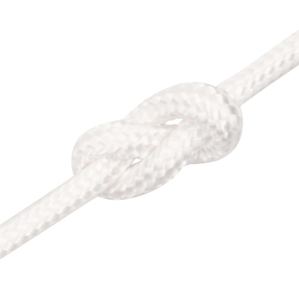 Båttau helhvit 6 mm 50 m polypropylen