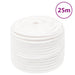 Båttau helhvit 12 mm 25 m polypropylen