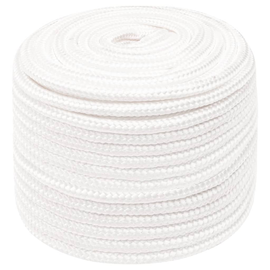 Båttau helhvit 12 mm 25 m polypropylen