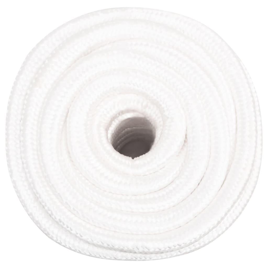 Båttau helhvit 20 mm 100 m polypropylen