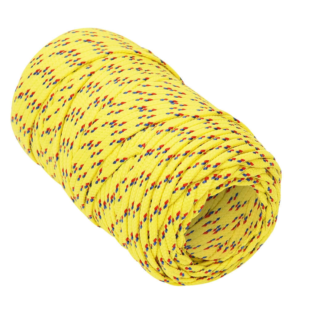Båttau gul 2 mm 500 m polypropylen