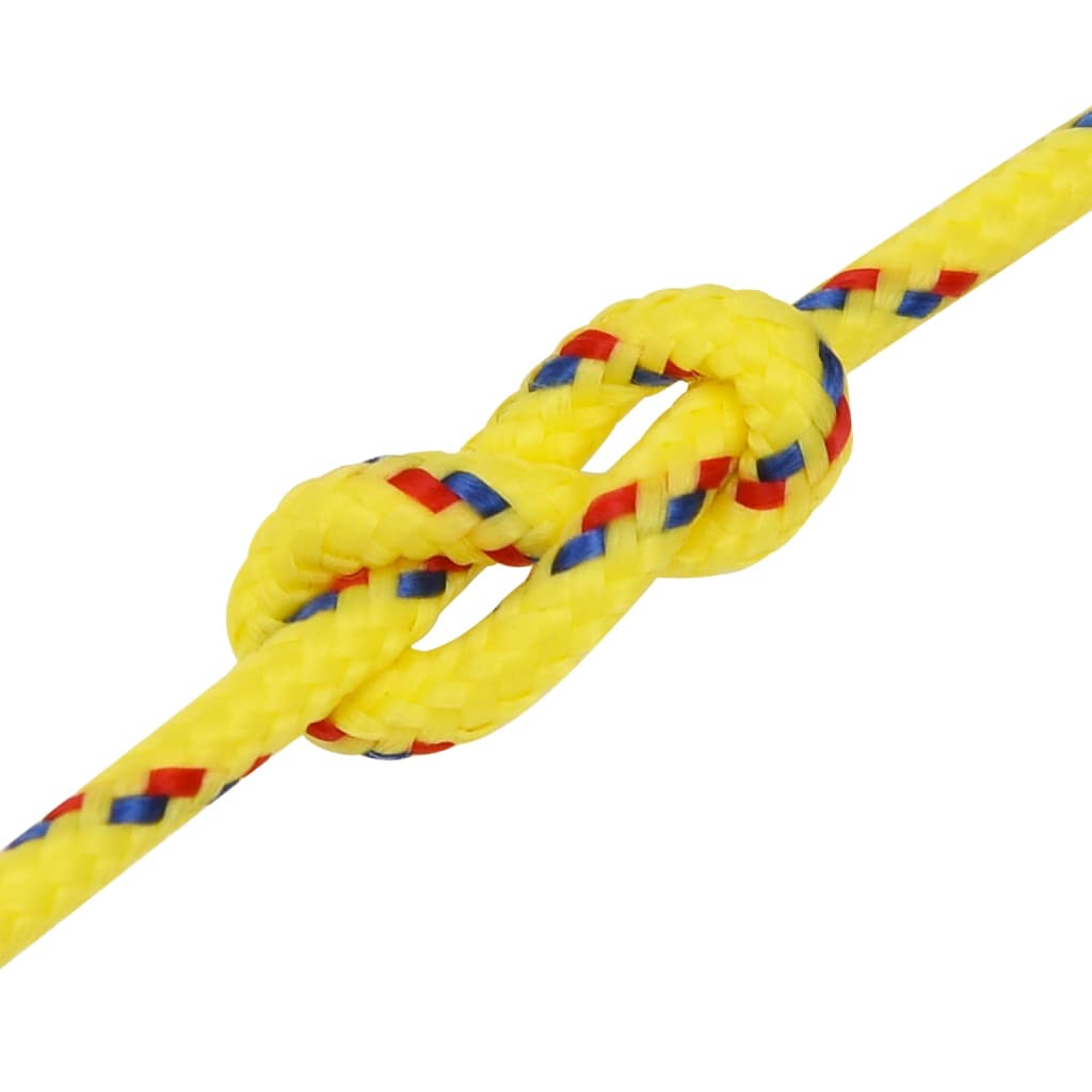 Båttau gul 5 mm 25 m polypropylen