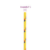 Båttau gul 6 mm 50 m polypropylen