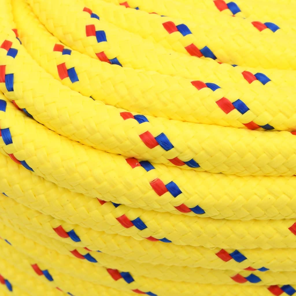 Båttau gul 16 mm 250 m polypropylen