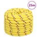 Båttau gul 20 mm 25 m polypropylen
