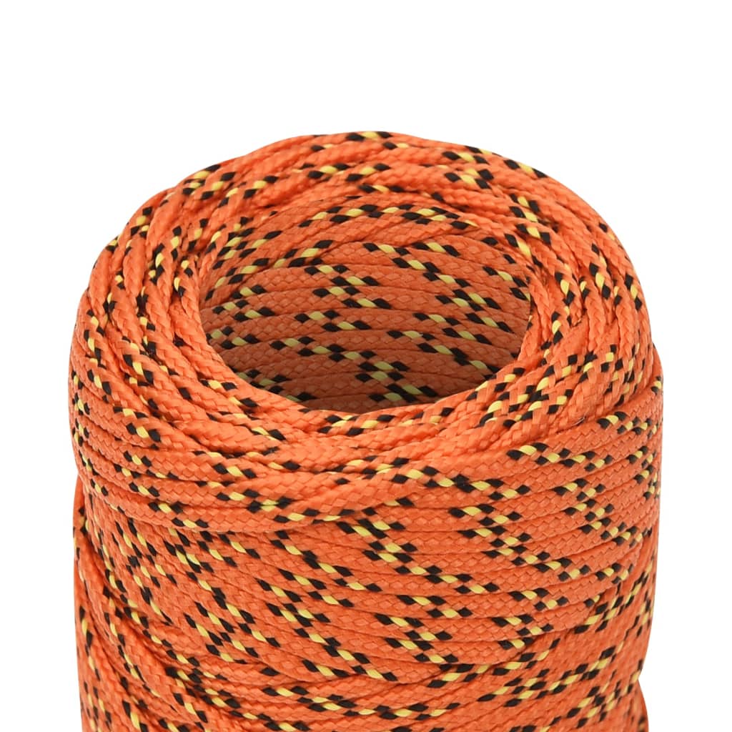 Båttau oransje 2 mm 50 m polypropylen