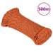Båttau oransje 4 mm 500 m polypropylen