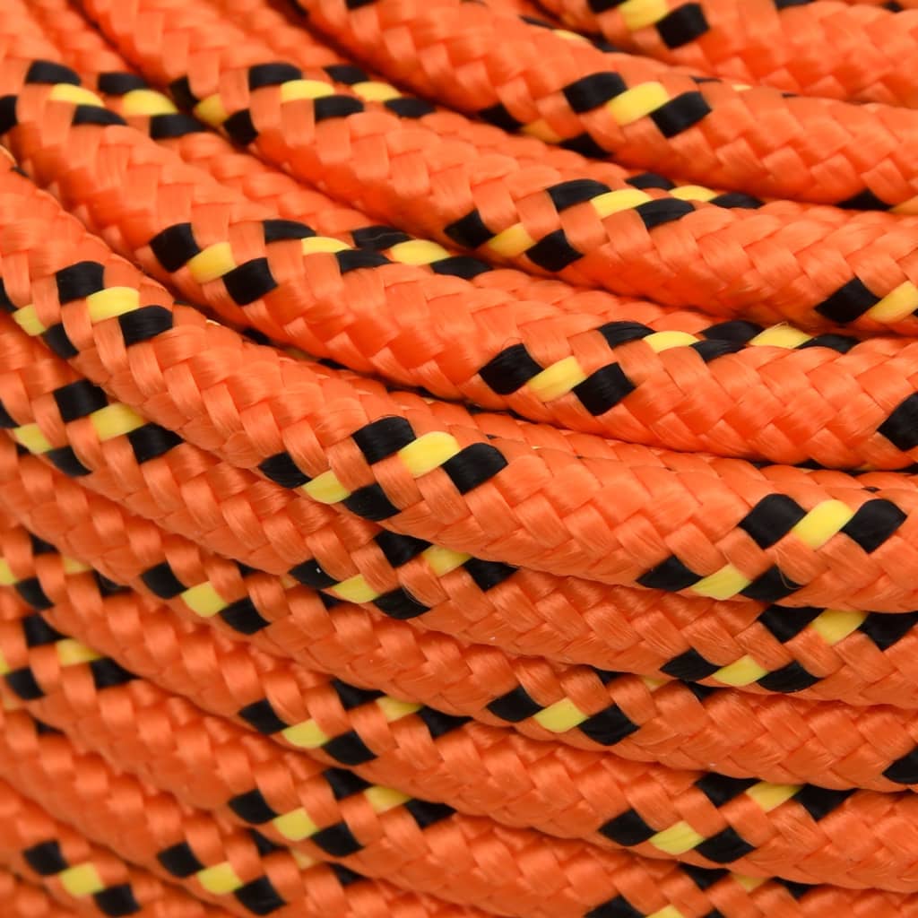 Båttau oransje 10 mm 50 m polypropylen