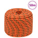 Båttau oransje 14 mm 50 m polypropylen
