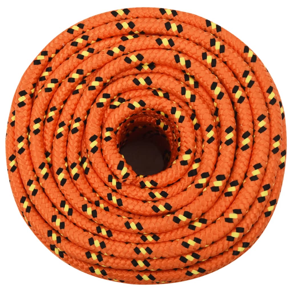 Båttau oransje 14 mm 50 m polypropylen