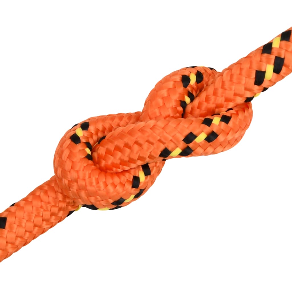 Båttau oransje 16 mm 25 m polypropylen vidaXL