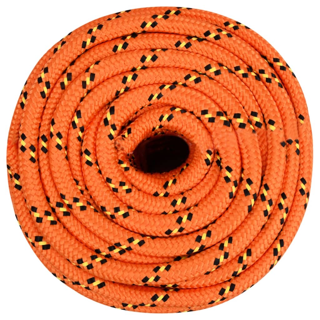 Båttau oransje 18 mm 25 m polypropylen