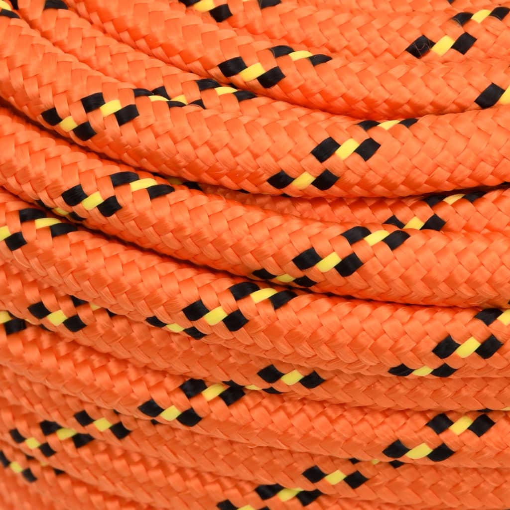 Båttau oransje 18 mm 100 m polypropylen