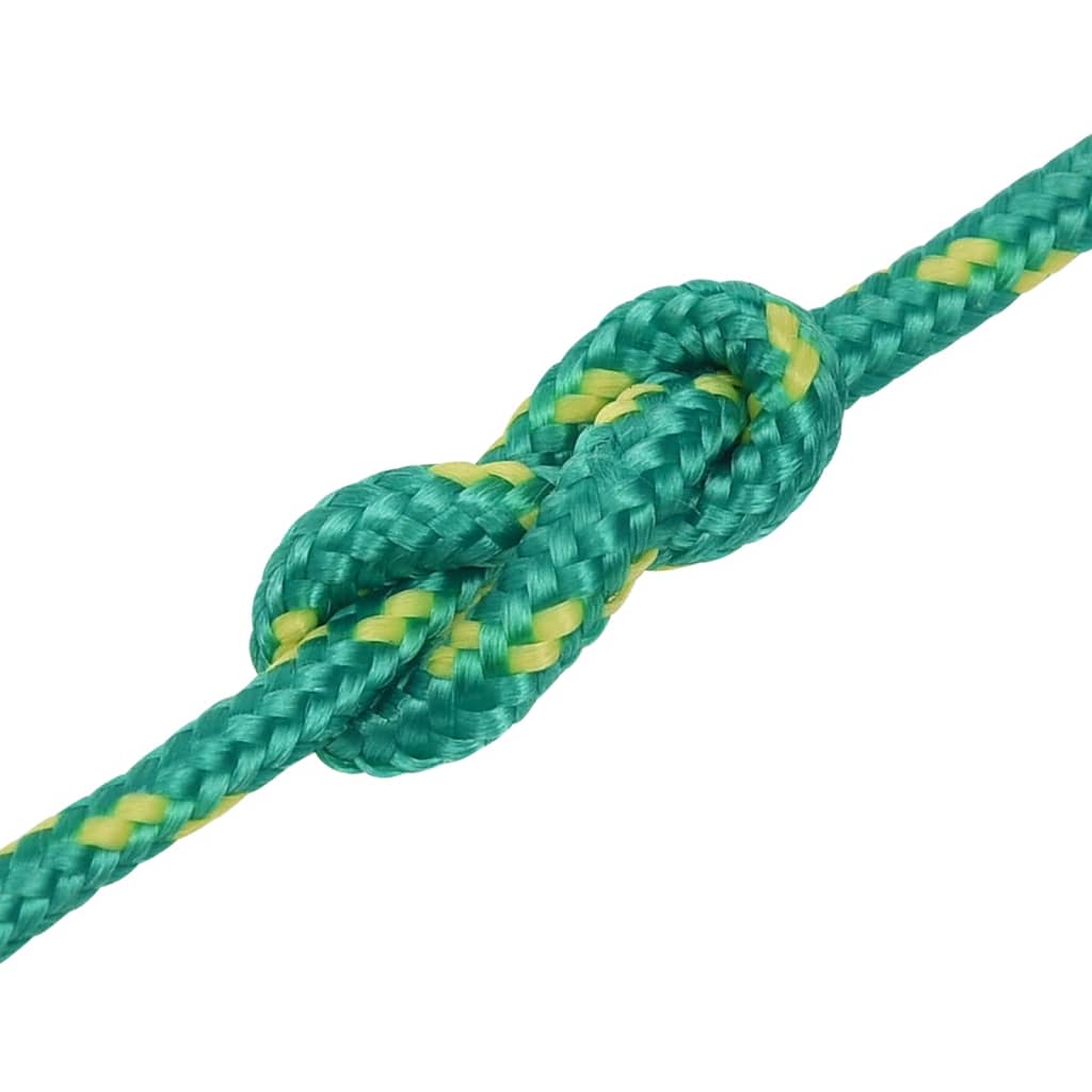 Båttau grønn 5 mm 25 m polypropylen