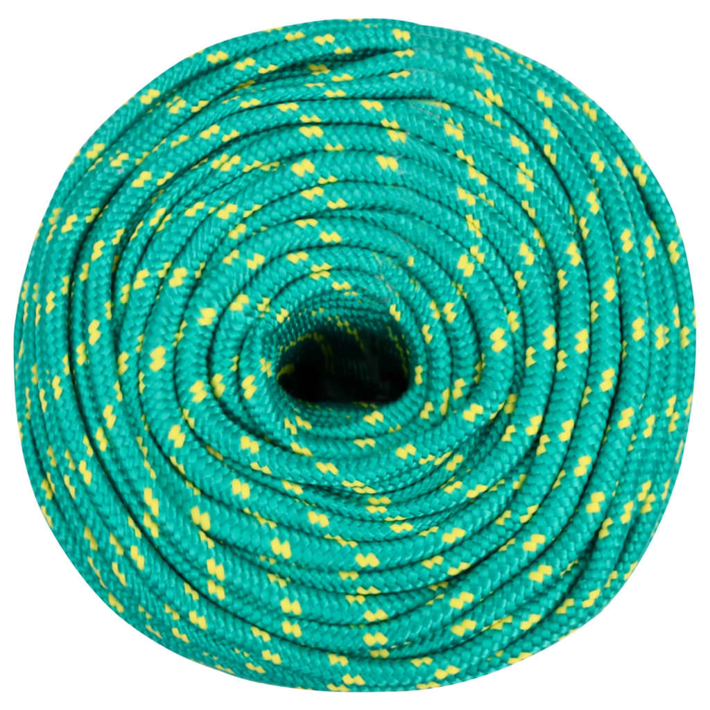 Båttau grønn 10 mm 100 m polypropylen