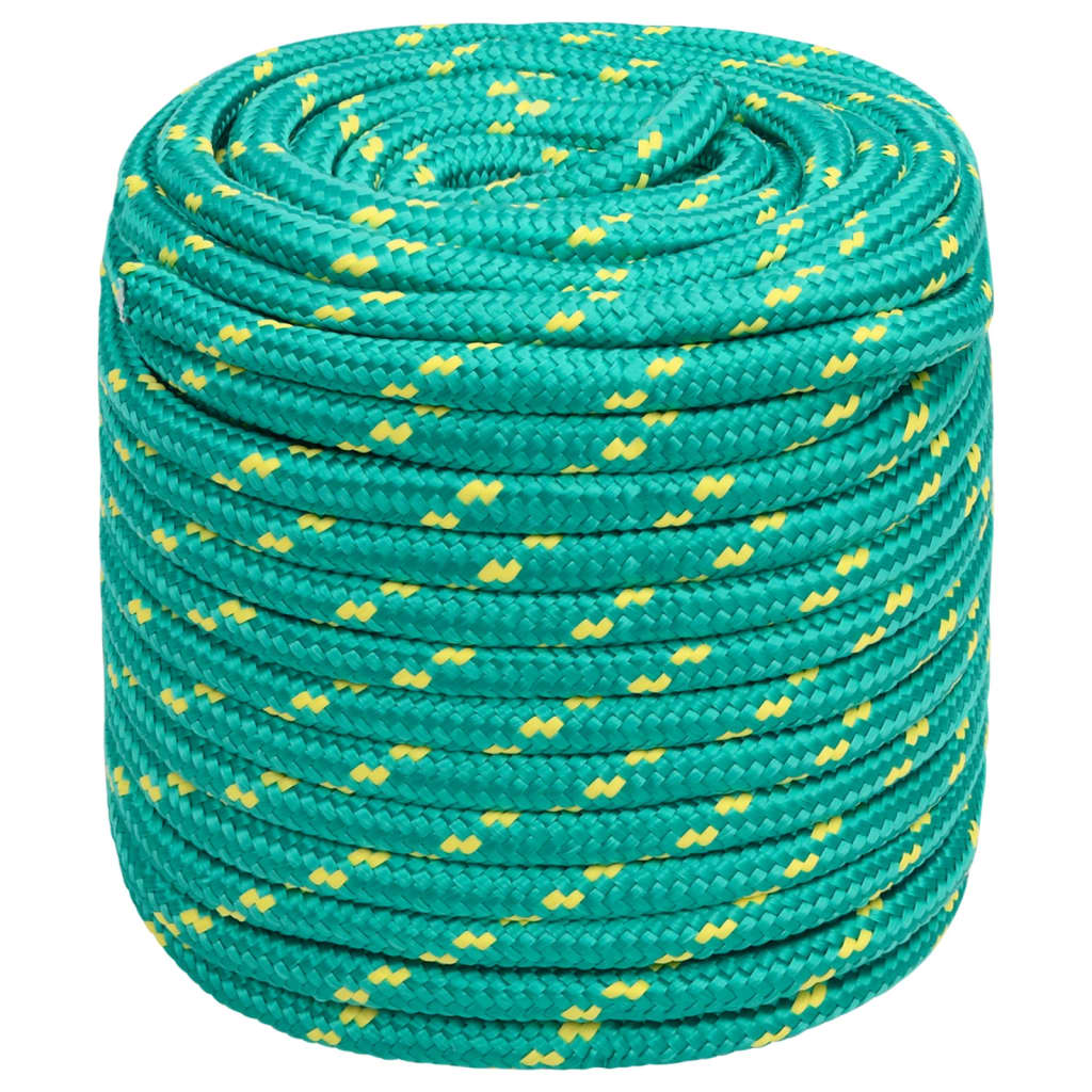 Båttau grønn 18 mm 100 m polypropylen