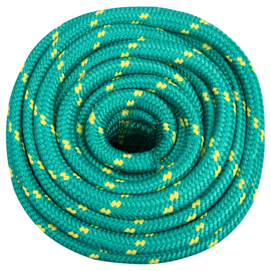 Båttau grønn 20 mm 25 m polypropylen vidaXL