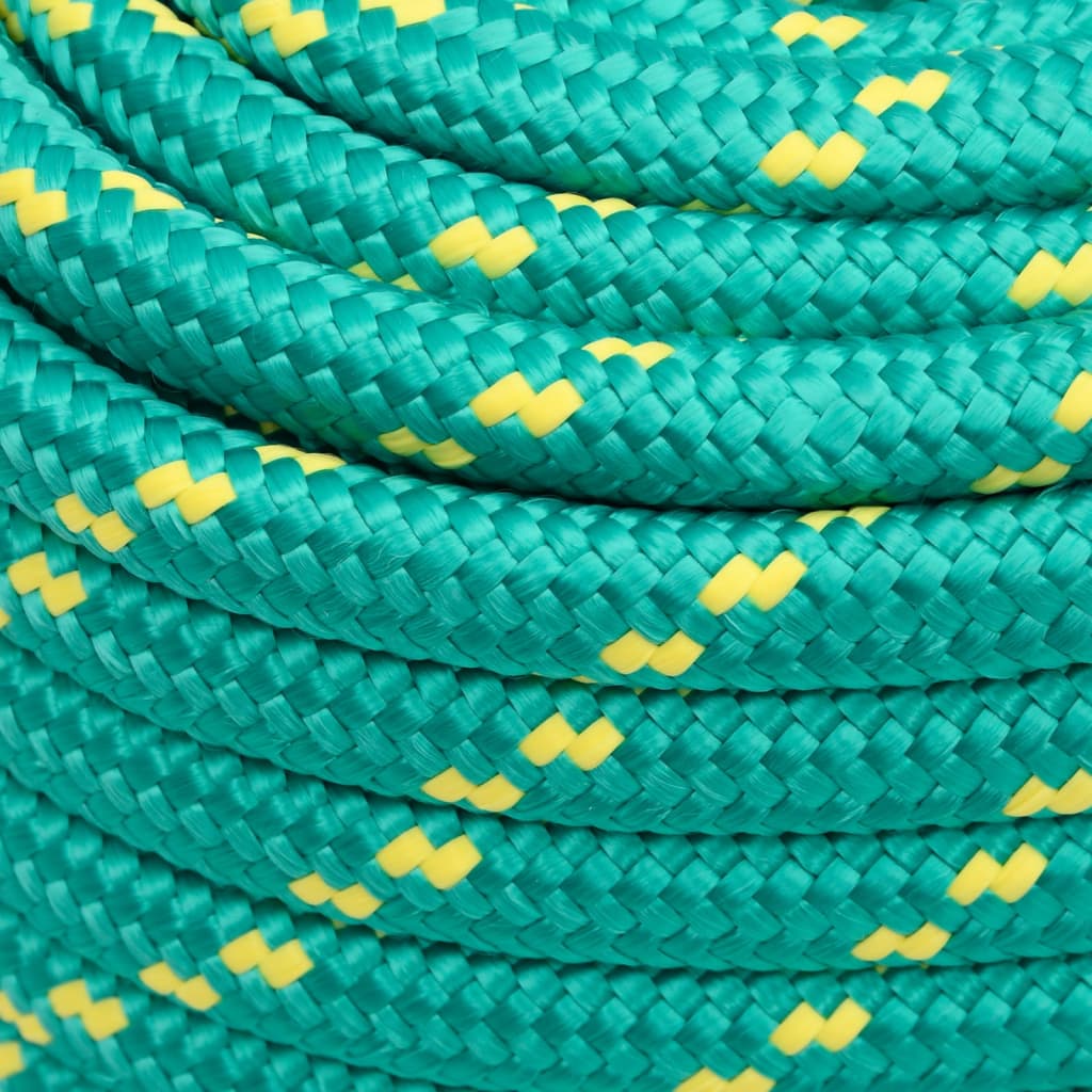 Båttau grønn 20 mm 50 m polypropylen