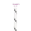 Flettet båttau hvit 12 mm x 25 m polyester