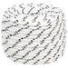 Flettet båttau hvit 14 mm x 25 m polyester