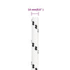 Flettet båttau hvit 14 mm x 25 m polyester