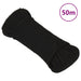 Arbeidstau svart 4 mm 50 m polyester