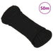 Arbeidstau svart 5 mm 50 m polyester