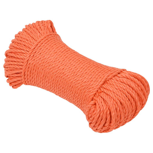 Arbeidstau oransje 8 mm 250 m polypropylen