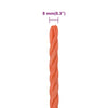 Arbeidstau oransje 8 mm 250 m polypropylen