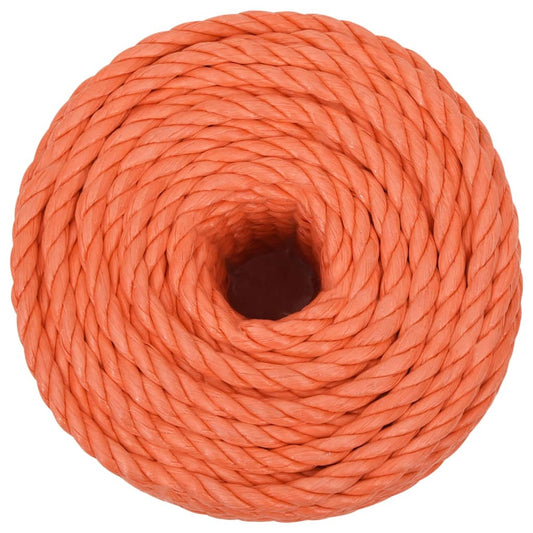 Arbeidstau oransje 16 mm 50 m polypropylen