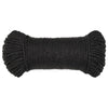 Arbeidstau svart 6 mm 100 m polypropylen
