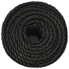 Arbeidstau svart 12 mm 25 m polypropylen