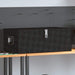 Oppbevaringsboks svart 90x47x33,5 cm aluminium