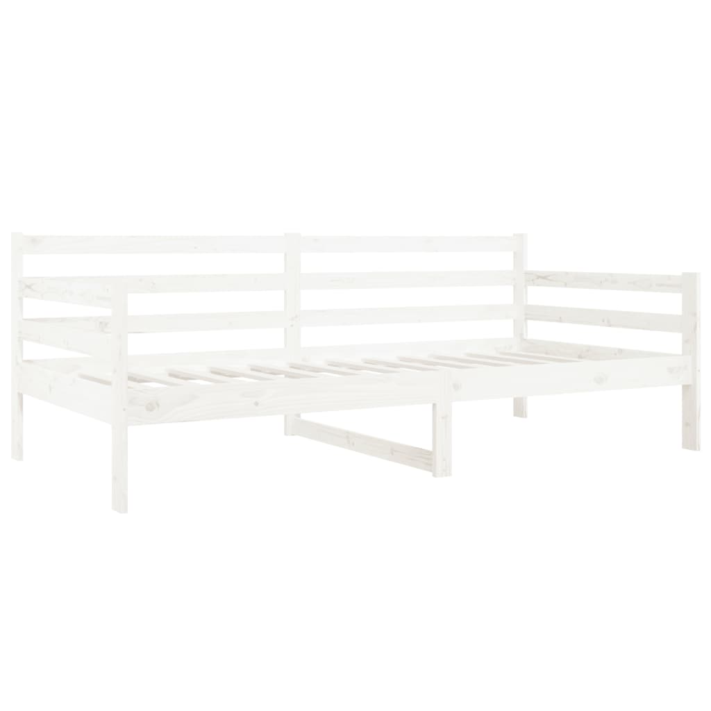 Dagseng uten madrass hvit 80x200 cm heltre furu