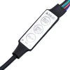 Sengeramme med LED honningbrun 120x200 cm heltre