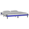 Sengeramme med LED grå 135x190 cm Double heltre