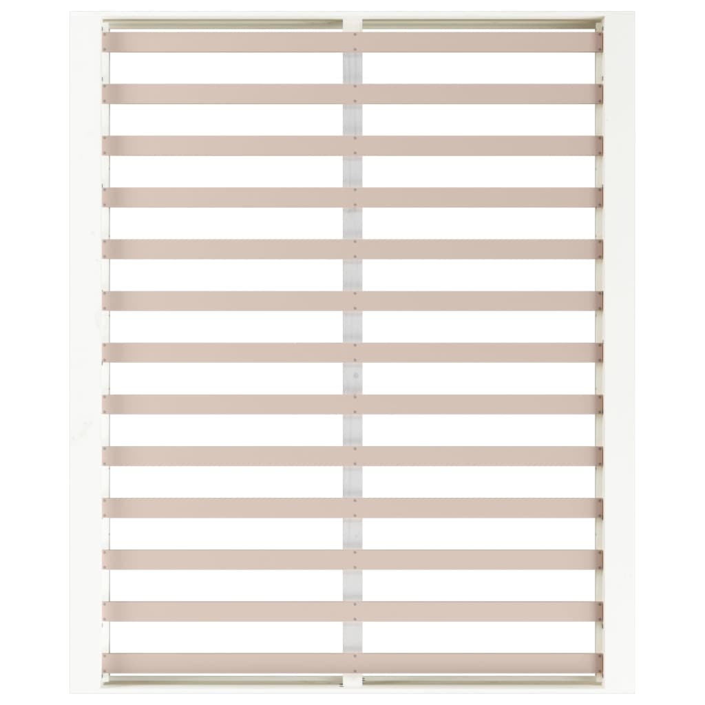 Sengeramme hvit 200x200 cm heltre