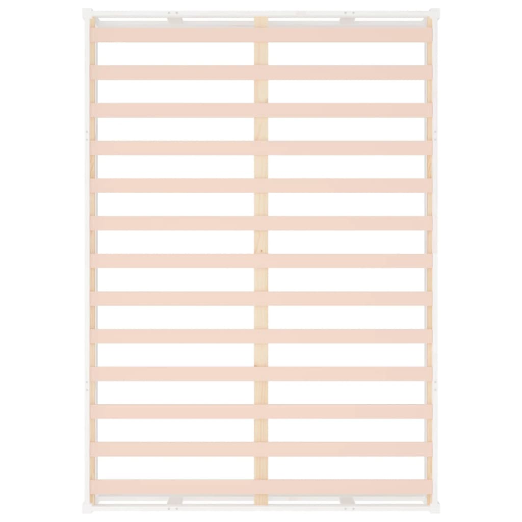 Sengeramme hvit 135x190 cm Double heltre