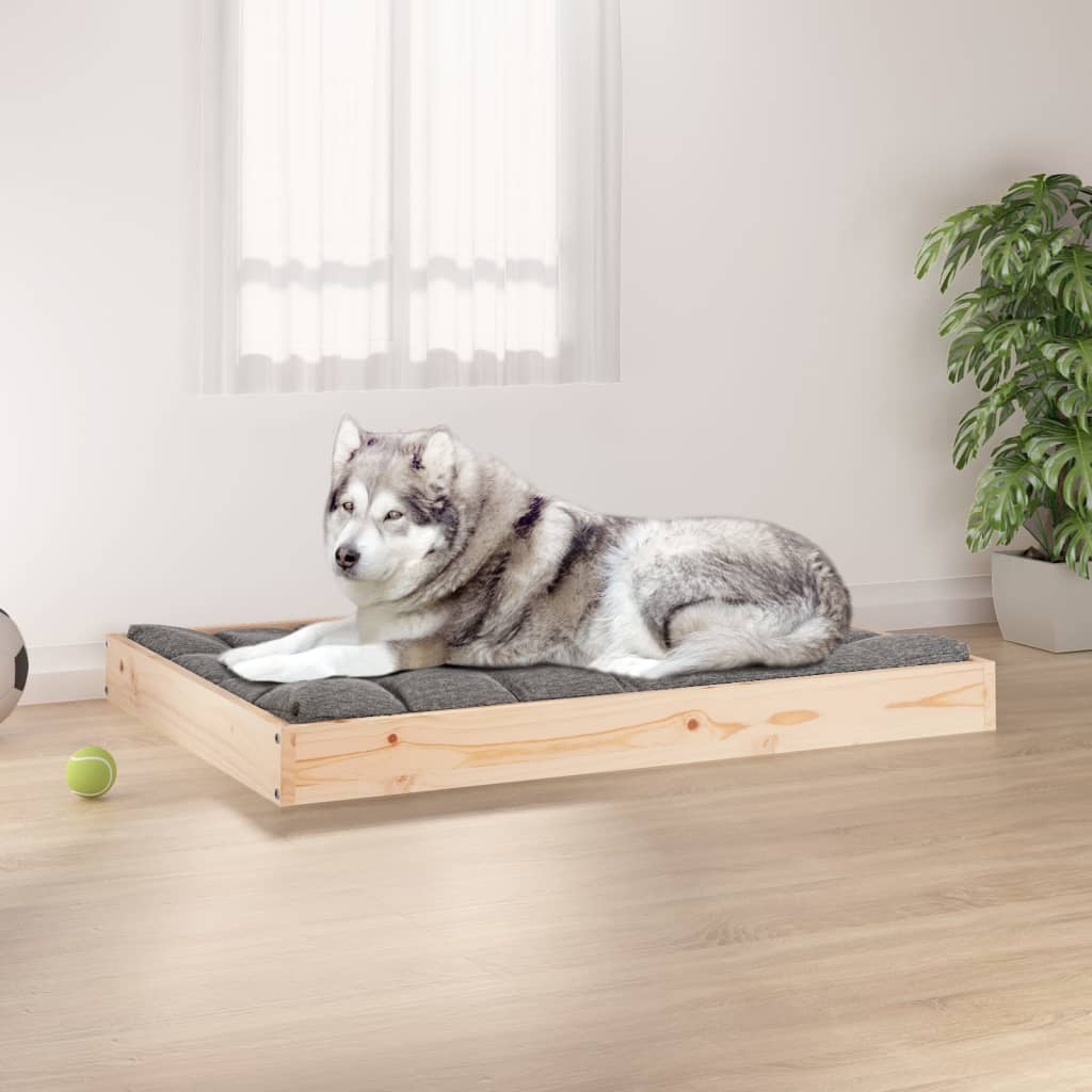 Hundeseng 101,5x74x9 cm heltre furu