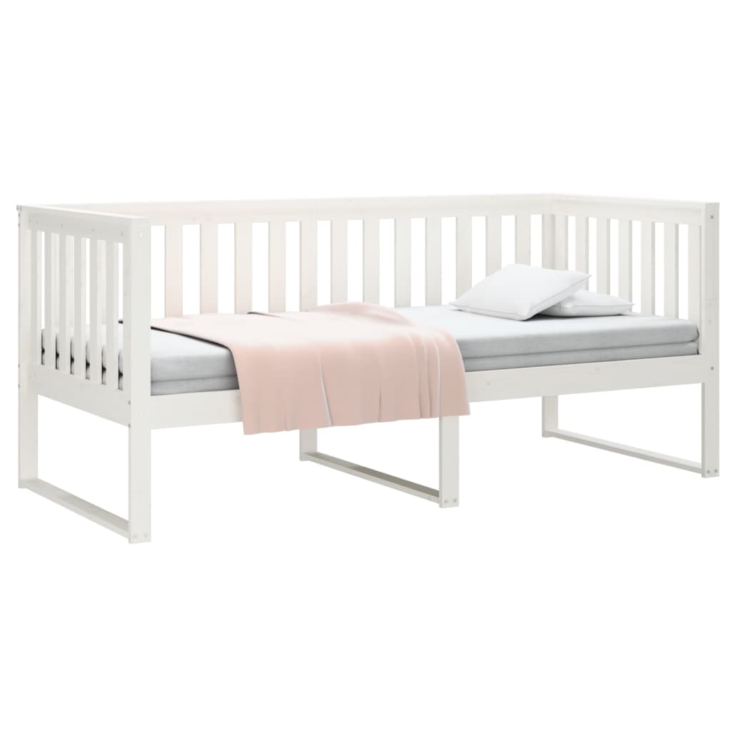 Dagseng uten madrass hvit 90x190 cm heltre furu