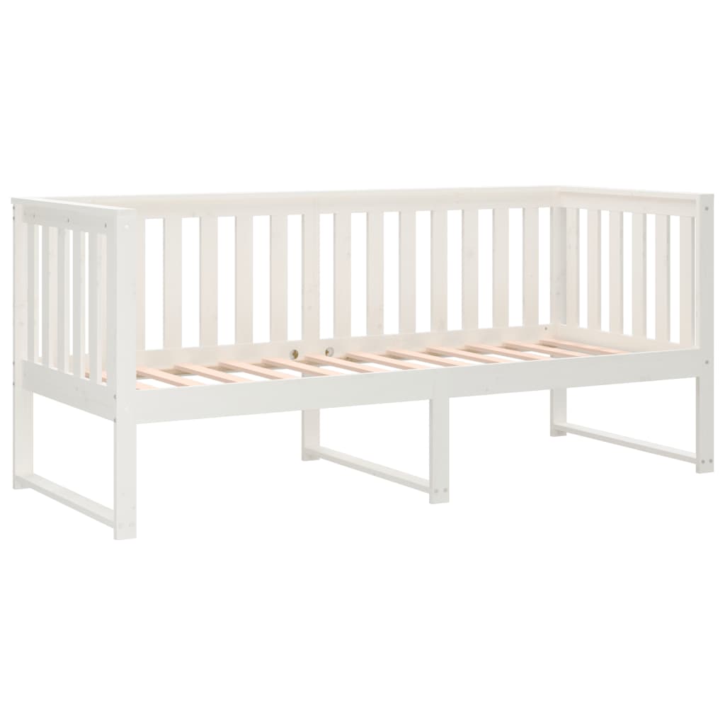 Dagseng uten madrass hvit 75x190 cm heltre furu