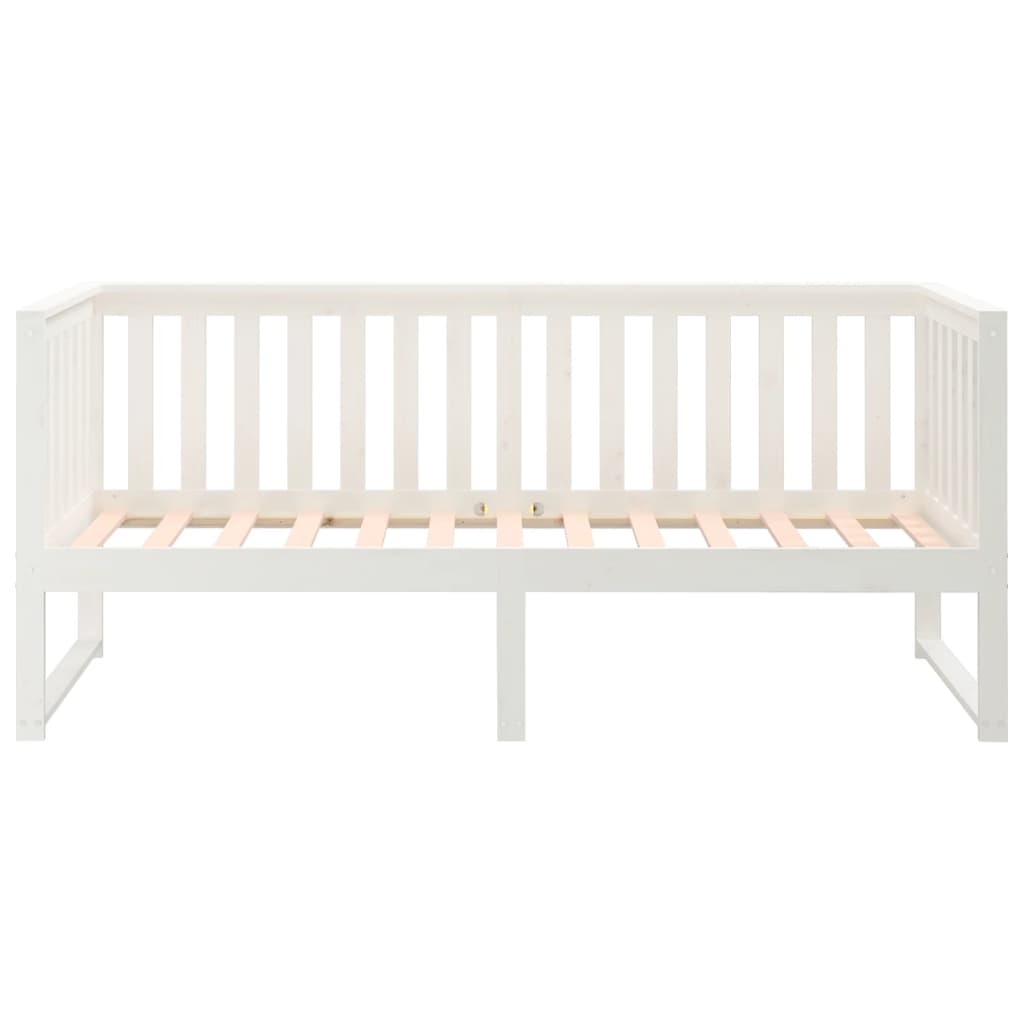 Dagseng uten madrass hvit 75x190 cm heltre furu