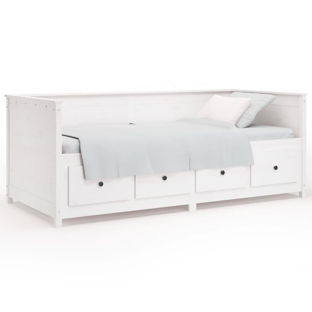 Dagseng uten madrass hvit 90x190 cm heltre furu