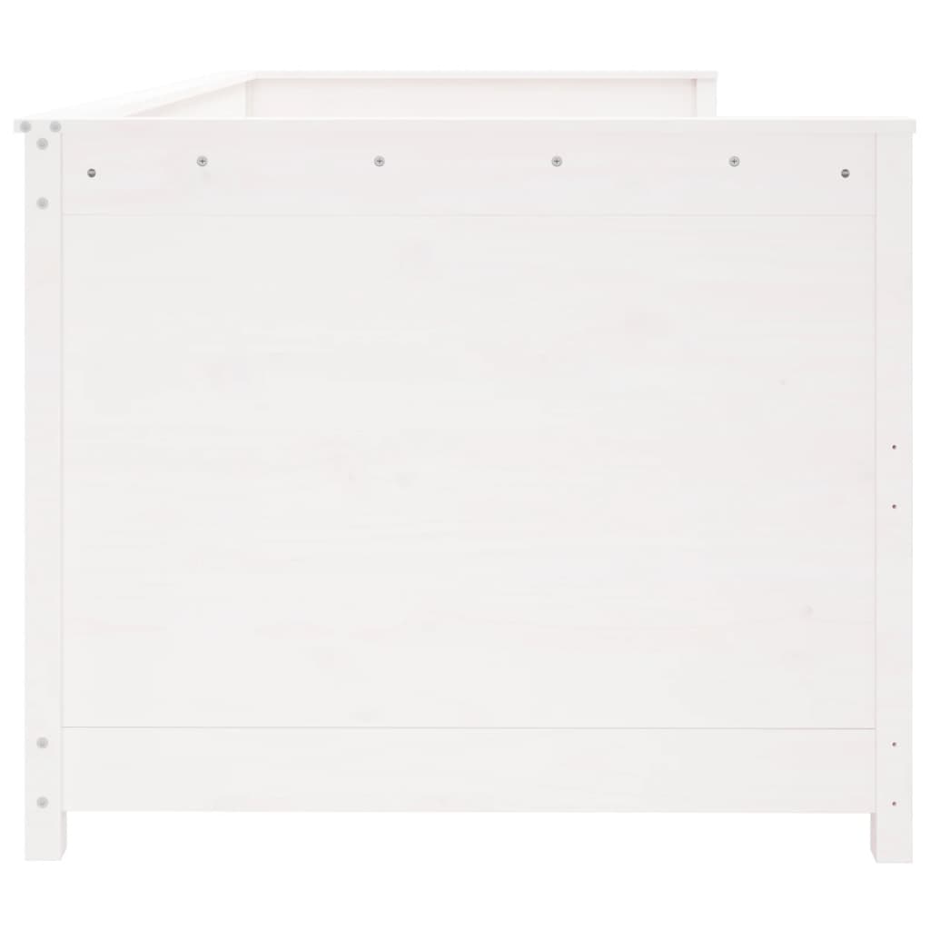 Dagseng uten madrass hvit 90x190 cm heltre furu