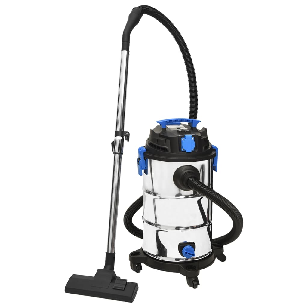 Våt-/tørrstøvsuger 1200 W 30 L sølv