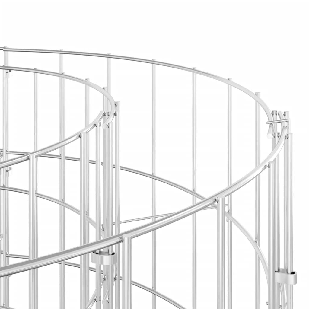 Kompostbinge Ø100x100 cm galvanisert stål